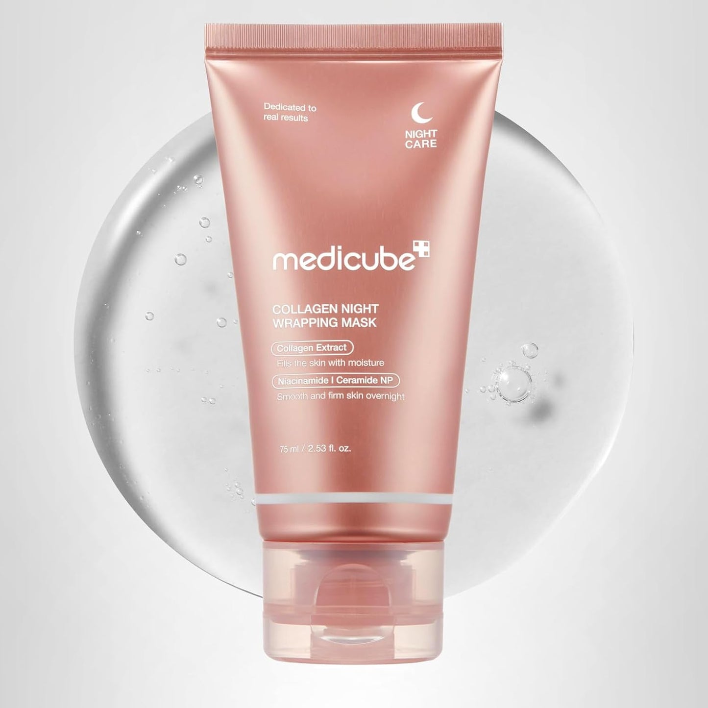 Medicube Collagen Overnight Wrapping Peel Off Facial Mask Pack - 2.53 fl oz