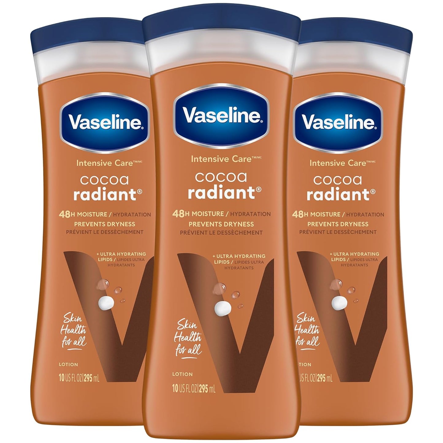 Vaseline Cocoa Radiant 3-Pack, 10 oz each