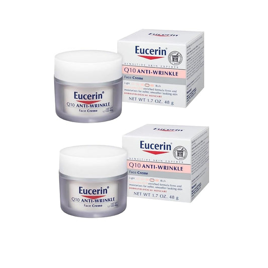 Eucerin Sensitive Skin Experts Q10 Anti-Wrinkle Face Creme-(1.70 oz)