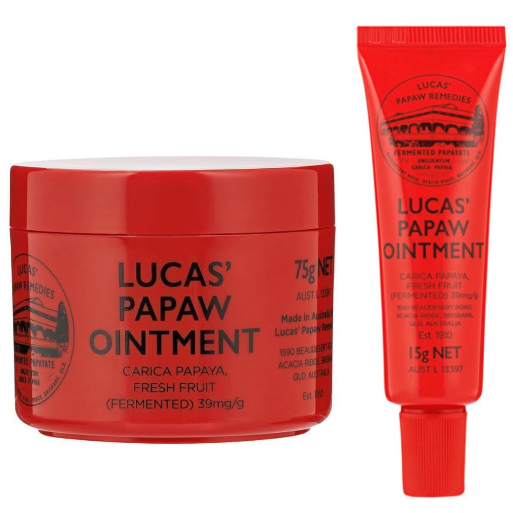 Lucas Pawpaw Lip Ointment - 75g and 15g