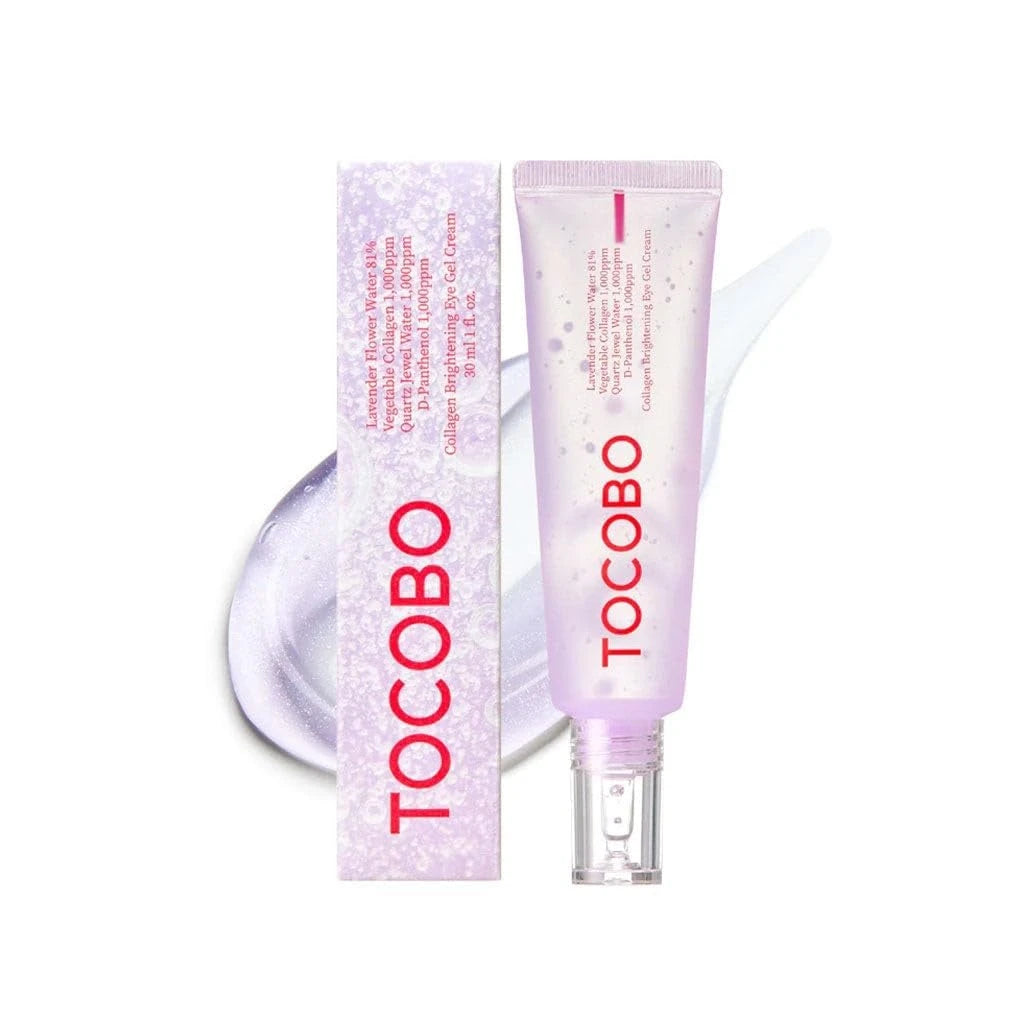 TOCOBO Collagen Brightening Eye Gel Cream | Quartz Water, Lavender Water Extract