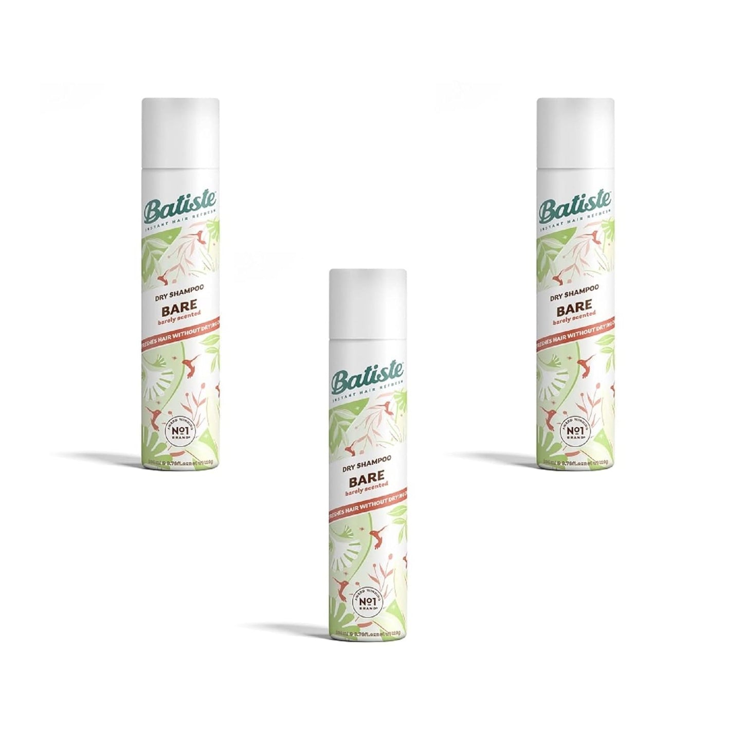 Batiste Shampoo Dry Bare 6.73 Ounce (200ml) (3 Pack)