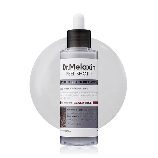 Peel Shot Glow Black Rice Peeling Ampoule, 80ml