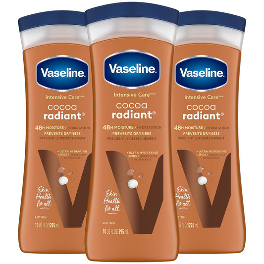 Vaseline Cocoa Radiant 3-Pack, 10 oz each