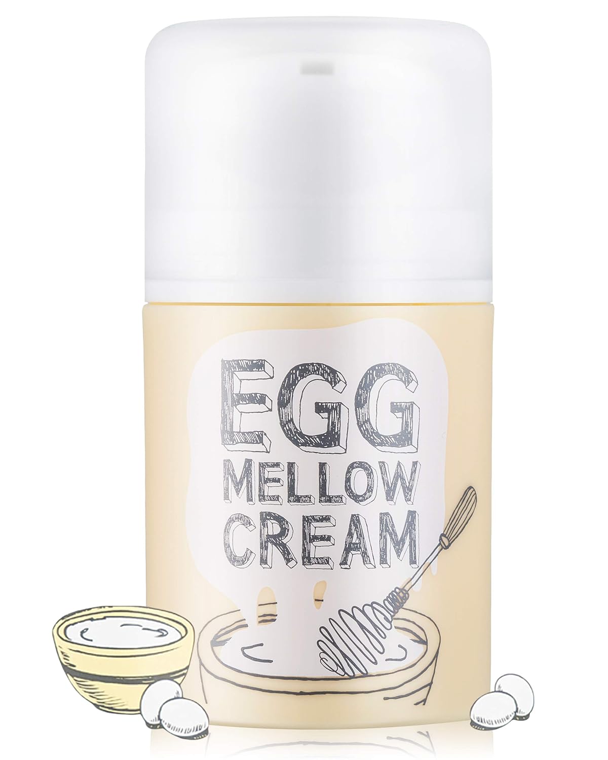 Too Cool for School Egg Mellow Cream, Egg Extracts, Collagen Fibers, Inca Omega, All day hydration