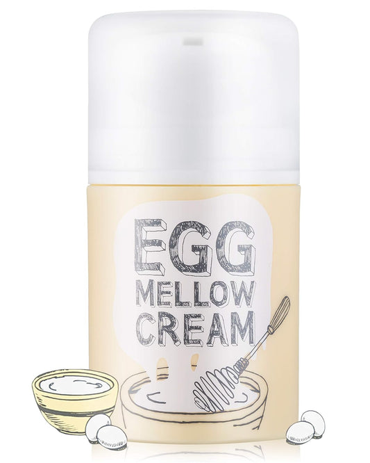 Too Cool for School Egg Mellow Cream, Egg Extracts, Collagen Fibers, Inca Omega, All day hydration