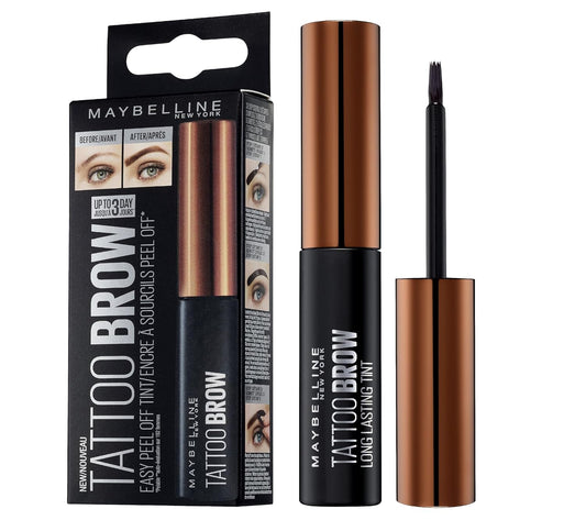 Maybelline New York Brow Tattoo Longlasting Tint, Light Brown, 4.9 ml
