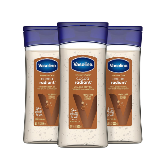 Vaseline Intensive Care Cocoa Radiant Pack of 3 - 6.8 oz