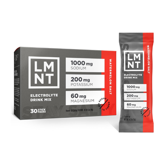 LMNT Zero Sugar Electrolytes - Watermelon Salt - 30-Count