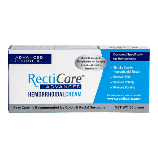 Recticare Advanced Hemorrhoidal Cream - 30g