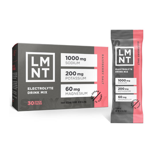 LMNT Zero Sugar Electrolytes - Raspberry Salt - 30-Count