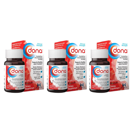 Dona Crystalline Glucosamine Sulfate - 750 Mg - 3 pack