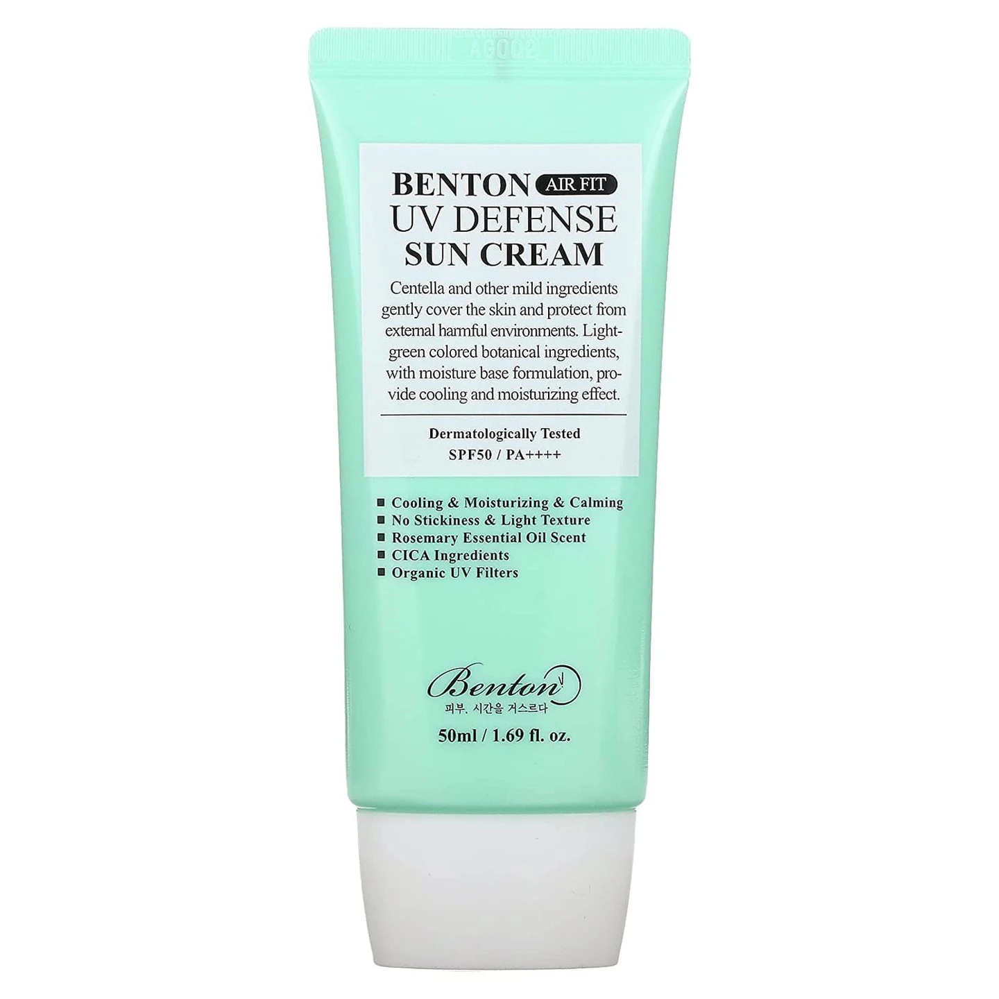 Benton uv defense sun cream spf 5 0 pa +++